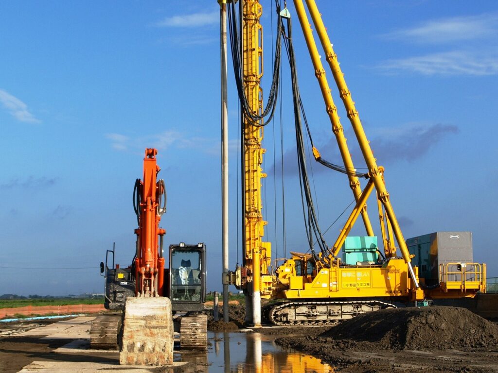 地盤調査 地質調査 ボーリング 重機