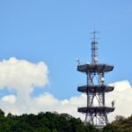 電波塔 マイクロ波 イメージ画像