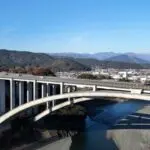 コンクリート　橋梁　景色